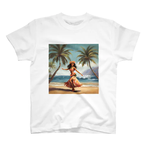 Hawaii フラガールちゃん♡ スタンダードTシャツ