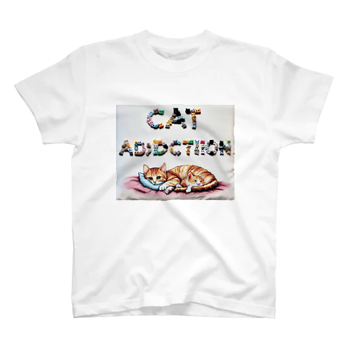 Cat Addiction 1 スタンダードTシャツ