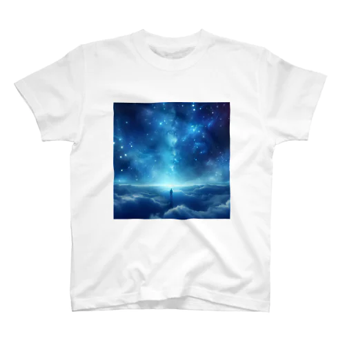 夜の星空雲の上 スタンダードTシャツ