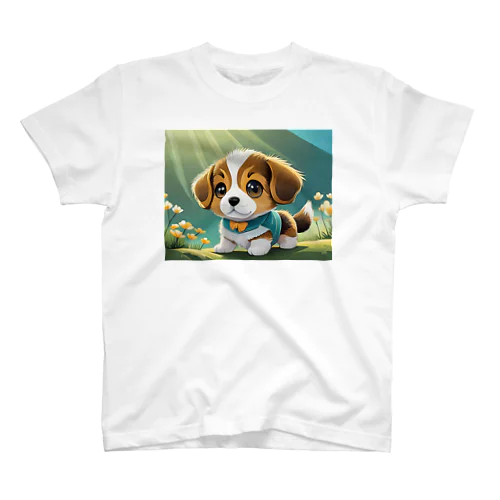 かわいい子犬 Regular Fit T-Shirt