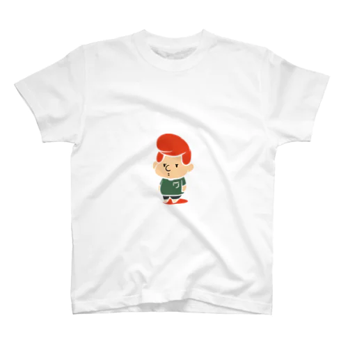 おむずかりボーイ(線なし/カラー・赤) Regular Fit T-Shirt