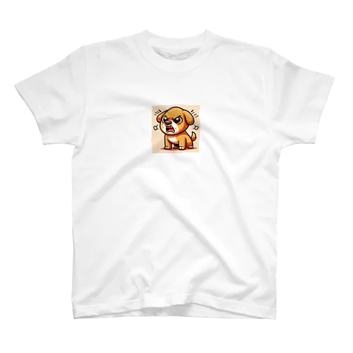 怒りん坊犬 Regular Fit T-Shirt