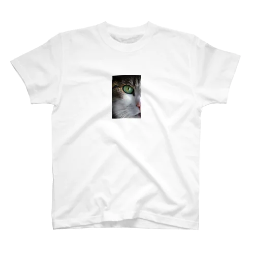 猫（片目） スタンダードTシャツ