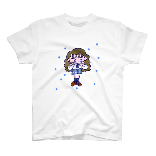 指ハート女 Regular Fit T-Shirt