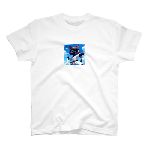 空手家クロネコ君・バージョン２ Regular Fit T-Shirt