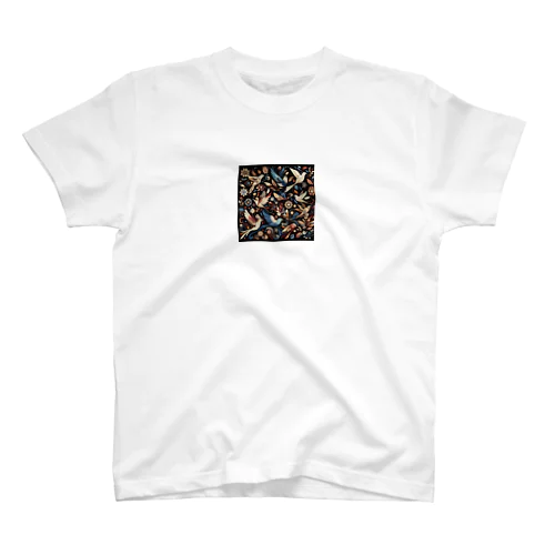 花と鳥1 Regular Fit T-Shirt