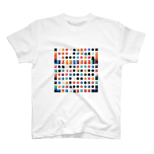 カラフルなドット絵の抽象画 Regular Fit T-Shirt