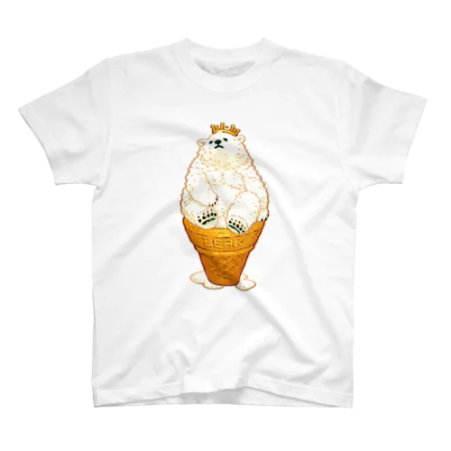 Ice cream Bear (Crown) スタンダードTシャツ