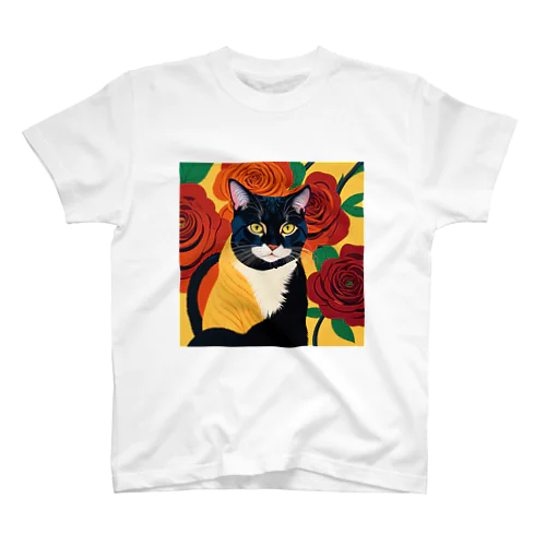 猫とバラの日々 スタンダードTシャツ