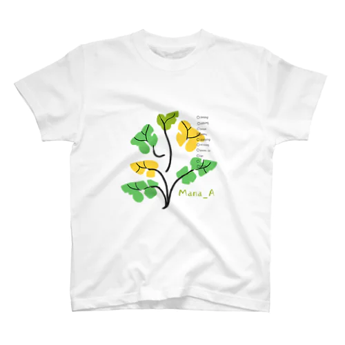 カラフルphilodendrons スタンダードTシャツ