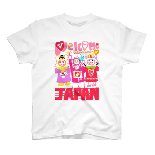 welcome❤️🤍JAPAN☀️ スタンダードTシャツ