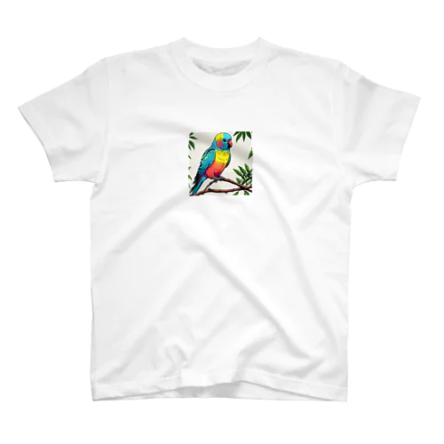 ふんわりカラフルな鳥 スタンダードTシャツ