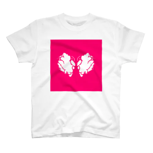 ピンクの蝶々 Regular Fit T-Shirt
