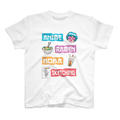 アニメラーメンボバスケッチング - かわいいアニメ愛好者のギフト Regular Fit T-Shirt