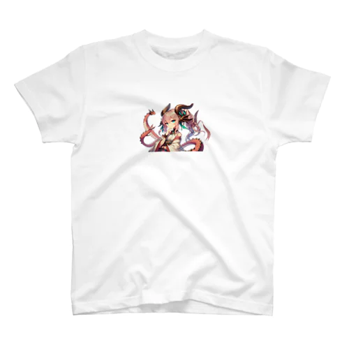 愛らしい龍娘 Regular Fit T-Shirt