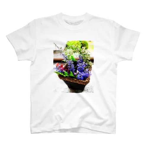 GARDEN FLOWER BASKET スタンダードTシャツ