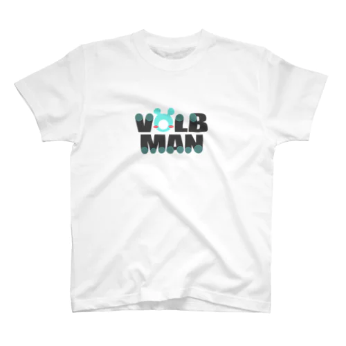 VOLBMAN ロゴ (黒) Regular Fit T-Shirt