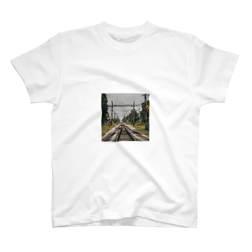 鉄道レールデザイン スタンダードTシャツ