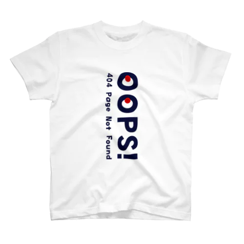 エラーコード Oops! 404 page not found 10 スタンダードTシャツ