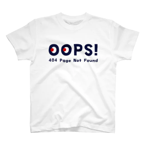 エラーコード Oops! 404 page not found 11 티셔츠