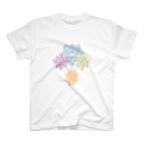 微睡む花 Regular Fit T-Shirt