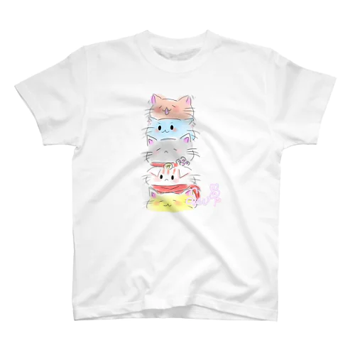 ネコ姉妹・兄弟のかわいいグッツ Regular Fit T-Shirt