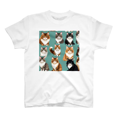 猫たち スタンダードTシャツ