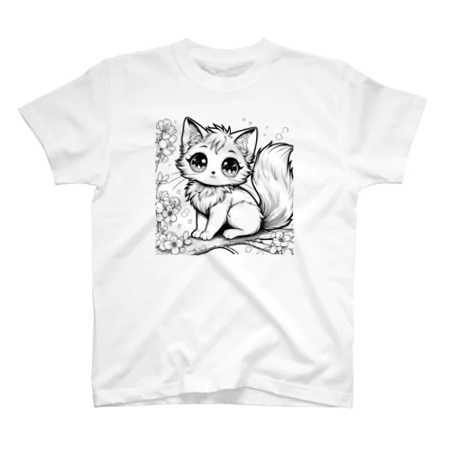 猫ちゃんデッサンしてみた スタンダードTシャツ