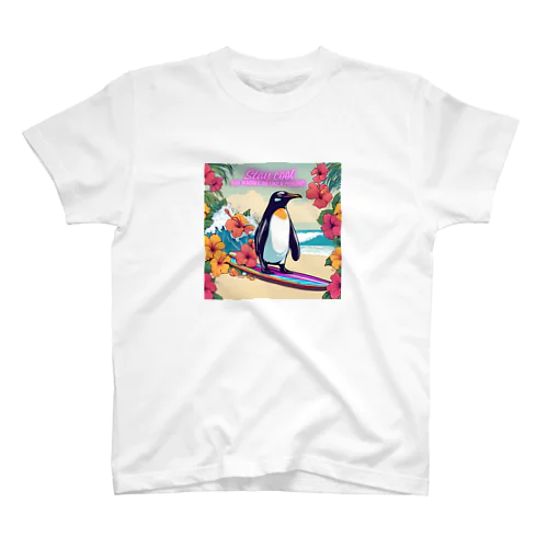 陽気なアロハペンギン スタンダードTシャツ