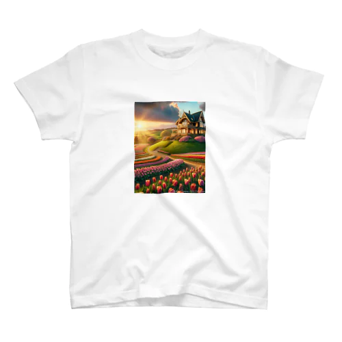 Nature Canvas アート・コレクションVol.2 ～ヒルサイド・ブロッサム (Hillside Blossom)～ スタンダードTシャツ