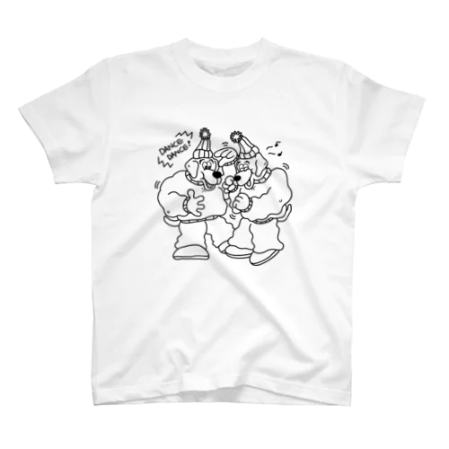 DANCE TIME！モノクロ スタンダードTシャツ