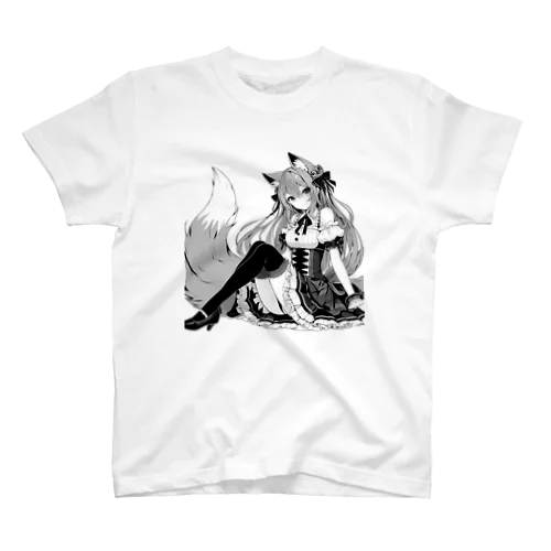 Foxgirl.dress.1 Regular Fit T-Shirt