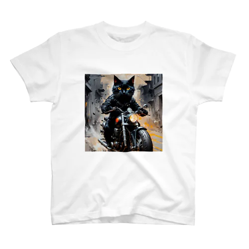 ファンキーな黒猫 Regular Fit T-Shirt