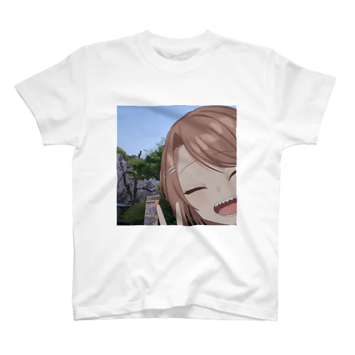 桜と記念撮影 티셔츠