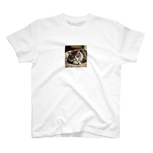 寝落ちラジオ　猫 Regular Fit T-Shirt