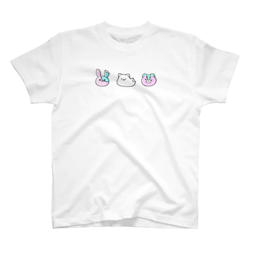 ゾンくま＆ゾンうさ＆ダブルヘッドねこ スタンダードTシャツ