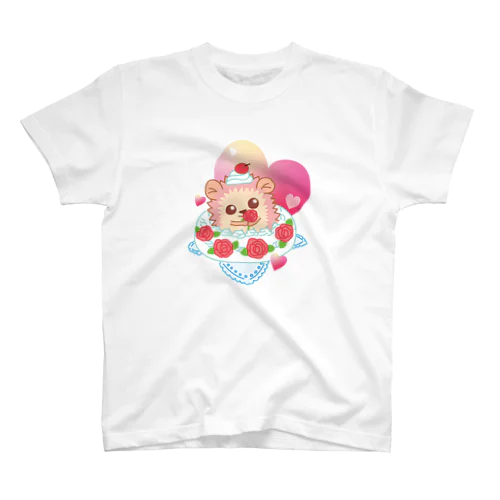 ローズケーキハリネズミ スタンダードTシャツ