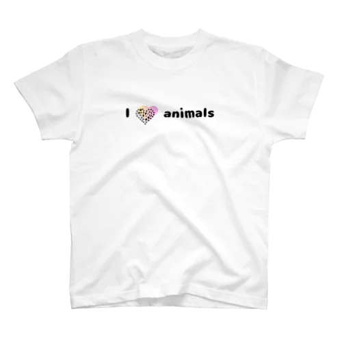 I love ♡ animals Regular Fit T-Shirt