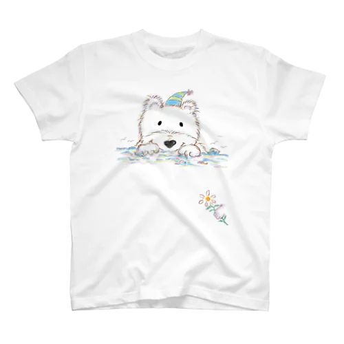 こんにちは、もふもふ スタンダードTシャツ