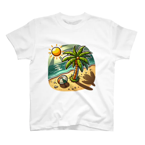 サンセットビーチ Regular Fit T-Shirt