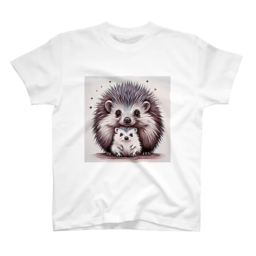 Hedgehog family スタンダードTシャツ