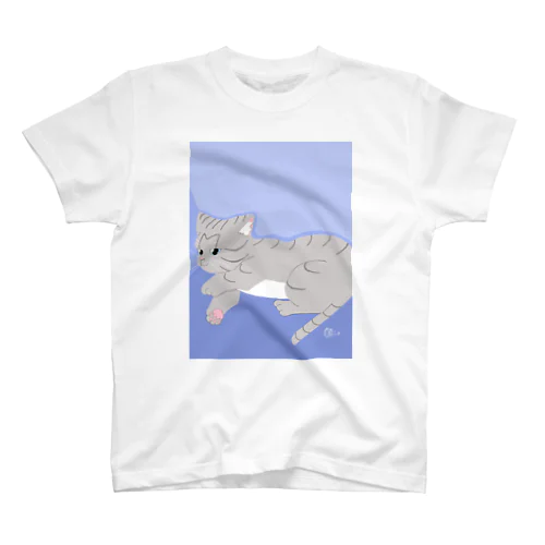 のんびりにゃんこ Regular Fit T-Shirt