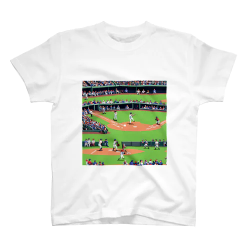 ピクセルアートの5月_プロ野球交流戦 Regular Fit T-Shirt