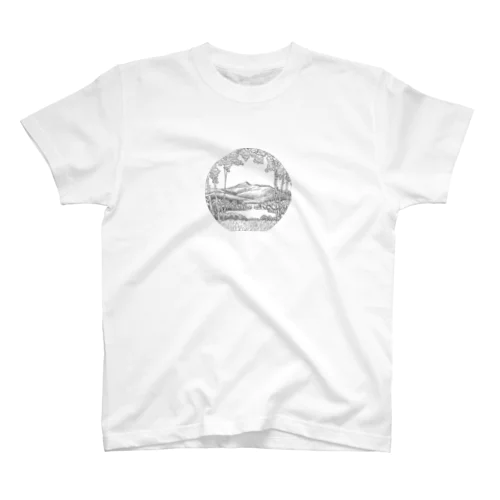 川の畔　ラインアート Regular Fit T-Shirt