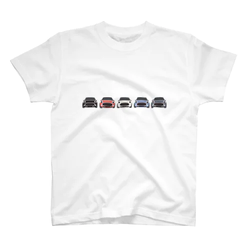 かわいいレトロなミニチュア車のオフ会 スタンダードTシャツ