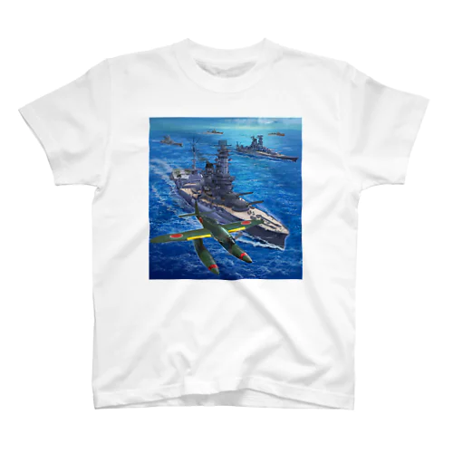 航空戦艦「伊勢」と水上機「晴嵐」 Regular Fit T-Shirt