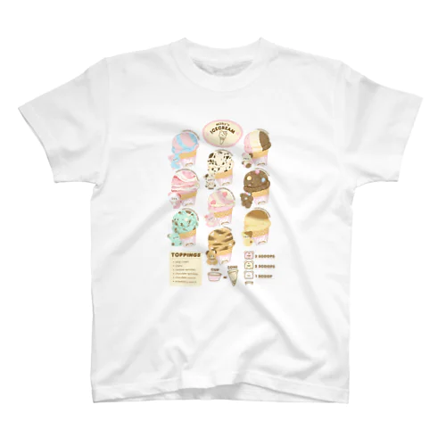 ice cream shop スタンダードTシャツ