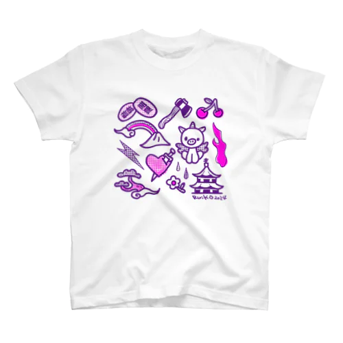 炎上寺ルイコTシャツ Regular Fit T-Shirt