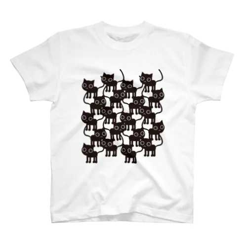 くろねこｂｂうじゃうじゃ スタンダードTシャツ