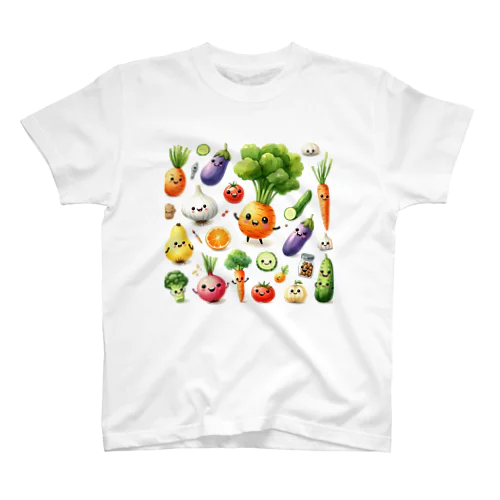 かわいいお野菜 Regular Fit T-Shirt